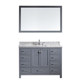 Caroline Avenue 48" Single Bathroom Vanity Cabinet Set in Grey