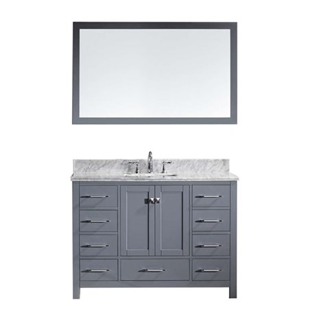 Caroline Avenue 48" Single Bathroom Vanity Cabinet Set in Grey