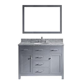 Caroline 48" Single Bathroom Vanity Cabinet Set in Grey