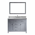 Caroline 48" Single Bathroom Vanity Cabinet Set in Grey