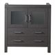 Virtu USA Dior 32" Bathroom Vanity Cabinet in Grey Oak
