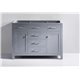 Virtu USA Caroline 48" Bathroom Vanity Cabinet in Grey