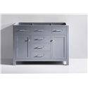 Caroline 48" Bathroom Vanity Cabinet in Grey