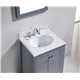 Caroline Avenue 24" Single Bathroom Vanity Cabinet Set in Grey