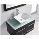 Marsala 35" Single Bathroom Vanity Cabinet Set in Espresso