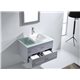 Marsala 35" Single Bathroom Vanity Cabinet Set in Grey