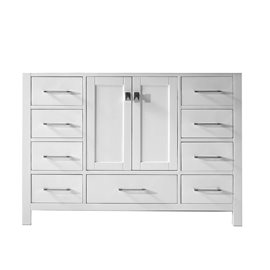 Virtu USA Caroline Avenue 48" Bathroom Vanity Cabinet in White