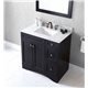 Elise 36" Single Bathroom Vanity Cabinet Set in Espresso