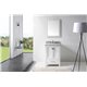 Caroline Avenue 24" Single Bathroom Vanity Cabinet Set in White