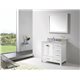 Caroline Avenue 36" Single Bathroom Vanity Cabinet Set in White