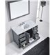 Caroline Avenue 48" Single Bathroom Vanity Cabinet Set in Grey