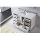 Caroline Avenue 48" Single Bathroom Vanity Cabinet Set in White
