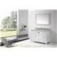 Caroline Avenue 48" Single Bathroom Vanity Cabinet Set in White
