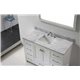 Caroline Avenue 48" Single Bathroom Vanity Cabinet Set in White