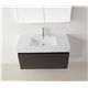 Zuri 39" Single Bathroom Vanity Cabinet Set in Wenge