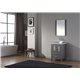 Dior 24" Single Bathroom Vanity Cabinet Set in Zebra Grey