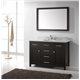 Caroline 48" Single Bathroom Vanity Cabinet Set in Espresso