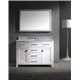 Caroline 48" Single Bathroom Vanity Cabinet Set in White