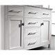 Caroline 48" Single Bathroom Vanity Cabinet Set in White