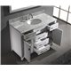 Caroline 48" Single Bathroom Vanity Cabinet Set in White