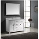 Caroline 48" Single Bathroom Vanity Cabinet Set in White