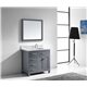 Caroline Parkway 36" Single Bathroom Vanity Cabinet Set in Grey
