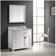 Caroline Parkway 36" Single Bathroom Vanity Cabinet Set in White