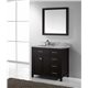 Caroline Parkway 36" Single Bathroom Vanity Cabinet Set in Espresso