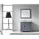 Caroline Parkway 36" Single Bathroom Vanity Cabinet Set in Grey
