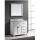 Caroline Parkway 36" Single Bathroom Vanity Cabinet Set in White