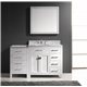 Caroline Parkway 57" Single Bathroom Vanity Cabinet Set in White