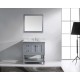Julianna 36" Single Bathroom Vanity Cabinet Set in Grey