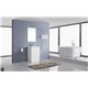 Bruno 24" Single Bathroom Vanity Cabinet Set in White