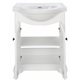 Corsicana White 26" Bathroom Vanity with Vitreous China Top