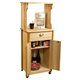 Hutch Top Cart with Enclosed Storage