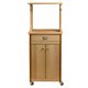 Hutch Top Cart with Enclosed Storage