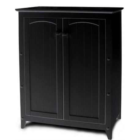 Black Double Door Cabinet
