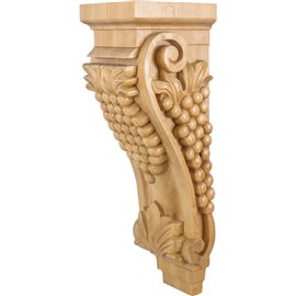 CORAA-3- Large Grape Wood Corbel