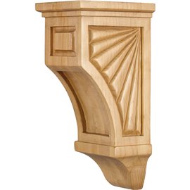 COR14-1 Scalloped Mission Style Corbel