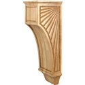 COR14-3 Scalloped Mission Style Corbel