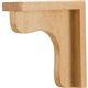 COR8-1 Traditional Wood Bar Bracket Corbel