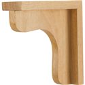 COR8-1 Traditional Wood Bar Bracket Corbel