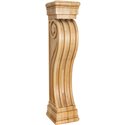 FCOR5 Fluted Wood Fireplace Mantel Corbel