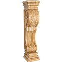 FCORB Acanthus Wood Fireplace Mantel Corbel