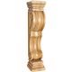 FCORQ Rounded Traditional Wood Fireplace Mantel Corbel
