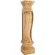 FCORV German Romanesque Wood Fireplace Mantel Corbel