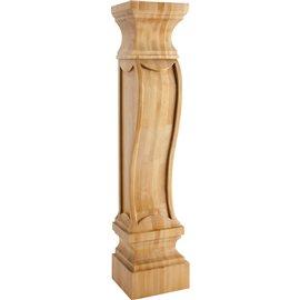 FCORV German Romanesque Wood Fireplace Mantel Corbel