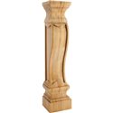 FCORV German Romanesque Wood Fireplace Mantel Corbel