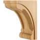 5" x 7" x 10" Modern Corbel with Scooped Center and Edges 