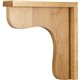 Traditional Wood Bar Bracket Corbel 2-1/2" X 12" X 12" Sp 